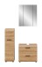 Badezimmer-Set >Ice< in artisan oak - 105x185x30cm (BxHxT)