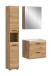 Badezimmer-Set >Ice< in artisan oak - 105x185x46cm (BxHxT)