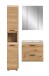Badezimmer-Set >Ice< in artisan oak - 105x185x46cm (BxHxT)