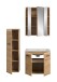 Badezimmer-Set >Ice< in artisan oak - 105x185x46cm (BxHxT)