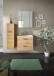 Badezimmer-Set >Ice< in artisan oak - 105x185x46cm (BxHxT)
