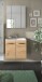 Badezimmer-Set >Ice< in artisan oak - 60x185x46cm (BxHxT)