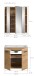 Badezimmer-Set >Ice< in artisan oak - 60x185x46cm (BxHxT)