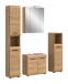 Badezimmer-Set >Ice< in artisan oak - 150x185x46cm (BxHxT)
