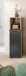 Hochschrank >Ice< in Nox Oak / Schwarz - 30x110x30cm (BxHxT)