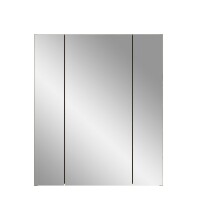Badezimmerspiegelschrank >Ice< in Nox Oak / Schwarz...