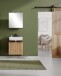 Badmöbel-Set >Nizza< (2-tlg.) in Wotaneiche - 60x35cm (BxT)