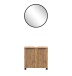Badmöbel-Set >Nizza< (2-tlg.) in Wotaneiche - 60x35cm (BxT)