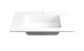 Waschtisch-Set >Nizza< (2-tlg.) in Wotaneiche, schwarz - 80x200x47cm (BxHxT)