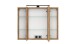 Waschtisch-Set >Nizza< (2-tlg.) in Wotaneiche, schwarz - 80x200x47cm (BxHxT)