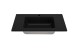 Waschtisch-Set >Nizza< (2-tlg.) in Wotaneiche, schwarz - 80x200x47cm (BxHxT)
