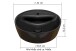 Waschtisch-Set >Nizza< (2-tlg.) in Wotaneiche, schwarz - 80x200x47cm (BxHxT)