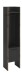 Garderobenschrank >Bueno< in Basalt - 42x189x37cm (BxHxT)