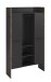 Garderobenschrank >Bueno< in Basalt - 105x189x37cm (BxHxT)