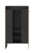 Garderobenschrank >Bueno< in Basalt - 105x189x37cm (BxHxT)