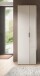 Garderobenschrank >Slide< in kaschmir - 60x195x36cm (BxHxT)