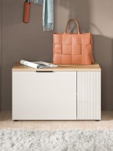 Sitzbank >Slide< in kaschmir - 80x48x36cm (BxHxT)