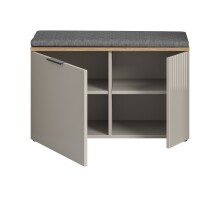 Sitzbank >Slide< in Evoke Oak - 80x48x36cm (BxHxT)