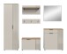 Garderoben-Set >Slide< in Evoke Oak - 250x190x36cm (BxHxT)