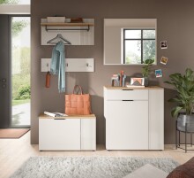 Garderoben-Set >Slide< in Evoke Oak - 175x190x36cm...