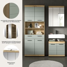 Badezimmer-Set >Scout< in Artisan Eiche / Salbei - 149x191x34cm (BxHxT)