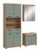 Badezimmer-Set >Scout< in Artisan Eiche / Salbei - 149x191x34cm (BxHxT)