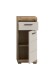 Hochschrank >Scout< in Evoak Oak / Kaschmir - 37x88x31cm (BxHxT)