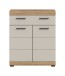 Hochschrank >Scout< in Evoak Oak / Kaschmir - 74x88x31cm (BxHxT)