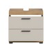 Waschbeckenunterschrank >Scout< in Evoak Oak / Kaschmir - 60x56x34cm (BxHxT)