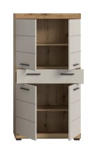 Midischrank >Scout< in Evoak Oak / Kaschmir - 74x141x31cm (BxHxT)
