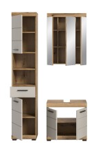 Badezimmer-Set >Scout< in Evoak Oak / Kaschmir - 112x191x34cm (BxHxT)