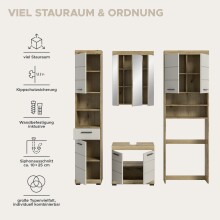 Badezimmer-Set >Scout< in Evoak Oak / Kaschmir - 190x191x34cm (BxHxT)