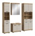 Badezimmer-Set >Scout< in Evoak Oak / Kaschmir - 201x191x34cm (BxHxT)