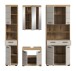 Badezimmer-Set >Scout< in Evoak Oak / Kaschmir - 201x191x34cm (BxHxT)