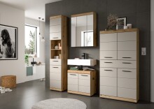 Badezimmer-Set >Scout< in Evoak Oak / Kaschmir -...
