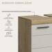 Badezimmer-Set >Scout< in Evoak Oak / Kaschmir - 164x191x34cm (BxHxT)