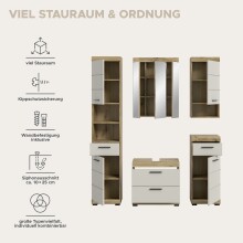 Badezimmer-Set >Scout< in Evoak Oak / Kaschmir - 164x191x34cm (BxHxT)