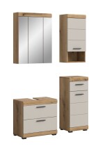 Badezimmer-Set >Scout< in Evoak Oak / Kaschmir - 112x191x34cm (BxHxT)