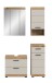 Badezimmer-Set >Scout< in Evoak Oak / Kaschmir - 112x191x34cm (BxHxT)