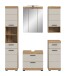 Badezimmer-Set >Scout< in Evoak Oak / Kaschmir - 164x191x34cm (BxHxT)