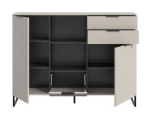 Highboard >Noida< in kaschmir - 112x150x37cm (BxHxT)