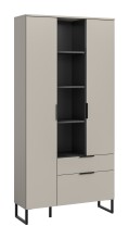 Stauraumschrank >Noida< in kaschmir - 192x90x37cm...