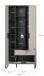 Stauraumschrank >Noida< in kaschmir - 192x90x37cm (BxHxT)
