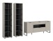 Wohnwand >Noida< in kaschmir - 305x192x41cm (BxHxT)