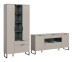 Wohnzimmer-Set >Noida< in kaschmir - 290x192x41cm (BxHxT)