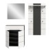 Garderoben-Set >Canu< in Basalt Grau / Weiß - 175x190x37cm (BxHxT)