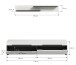 Lowboard >Canu< in Basalt Grau / Weiß - 170x38x33cm (BxHxT)