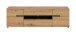 Lowboard >Canu< in Basalt Grau / Artisan - 55x184x44cm (BxHxT)