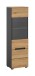 Vitrine >Canu< in Basalt Grau / Artisan - 36x125x33cm (BxHxT)
