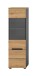 Vitrine >Canu< in Basalt Grau / Artisan - 36x125x33cm (BxHxT)